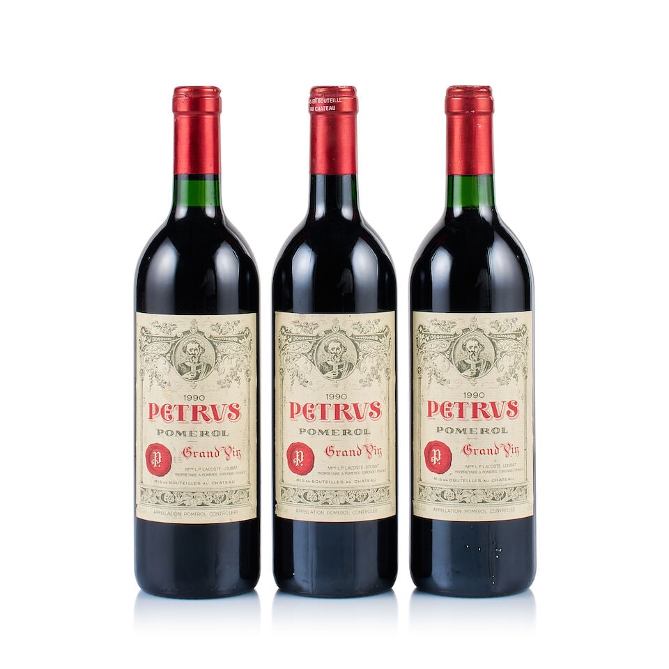Pétrus, Pomerol, 1990 (3 x 750ml) (1 of 3)