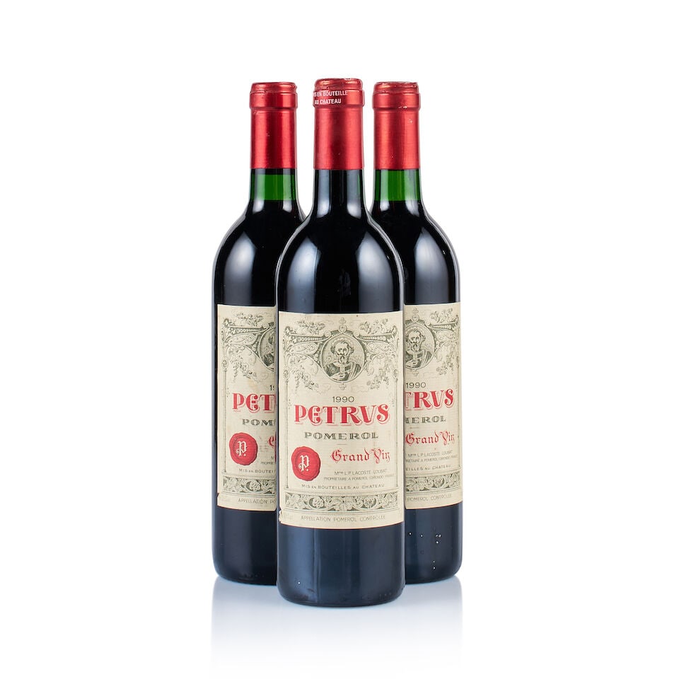 Pétrus, Pomerol, 1990 (3 x 750ml) - 2