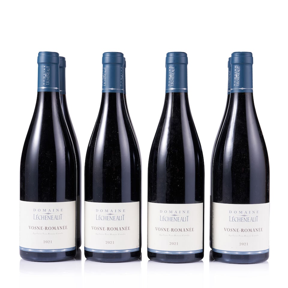 Mixed Lot of Domaine Lécheneaut, 2021 & 2022 (8 x 750ml): Domaine Lécheneaut, Chambolle-Musigny, 2022 (4 x 750ml) Region: Burgundy Fill Level: excellent Capsule: ok Cork: ok Label: 1x very slightly marked, 3x excellent appearance Domaine Lécheneaut