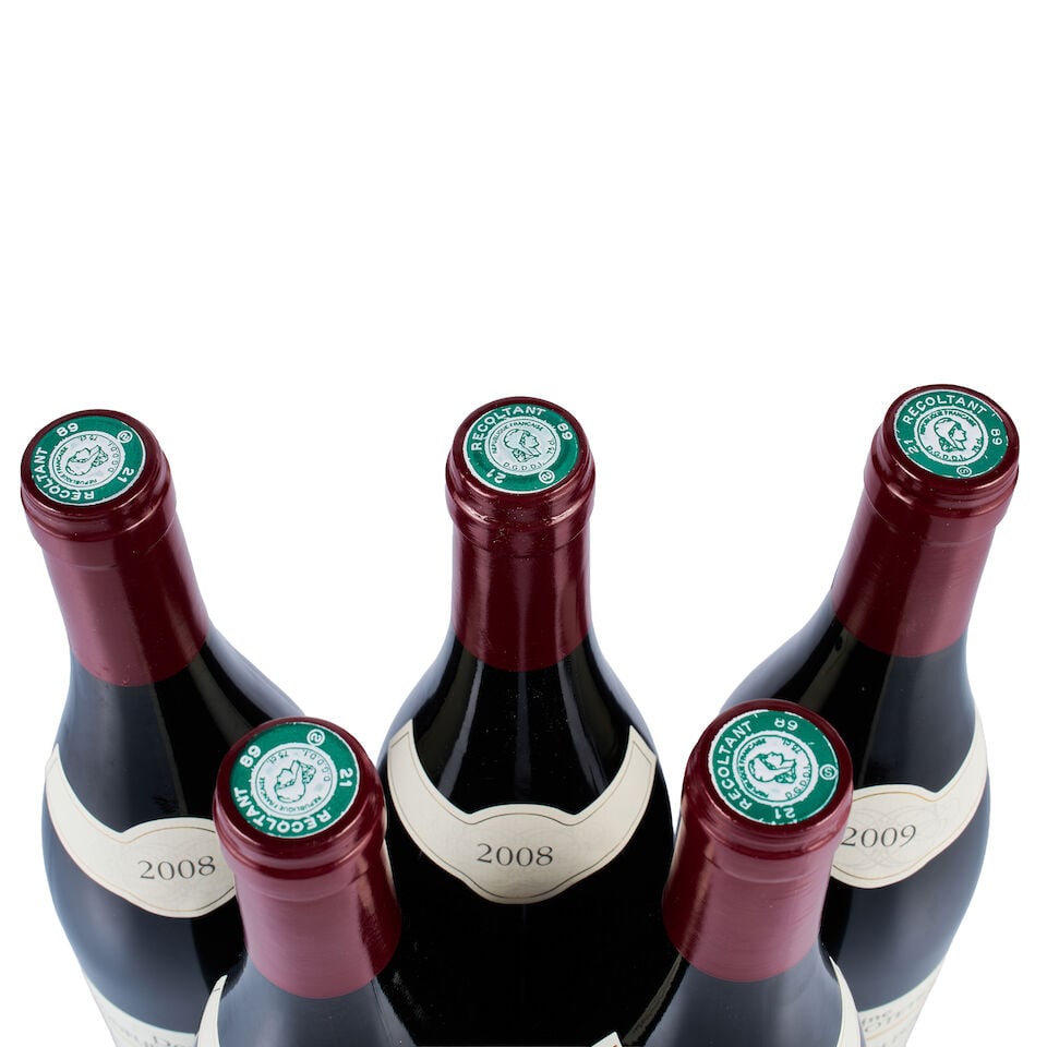 Mixed Lot of Domaine Confuron-Cotedidot, 2008 & 2009 (5 x 750ml) - 2