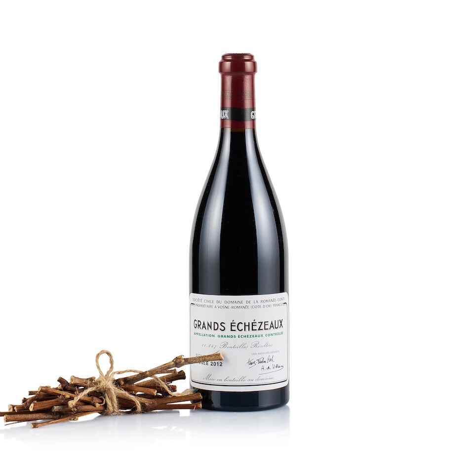 Domaine de la Romanée-Conti, Grands-Echézeaux Grand Cru, 2012 (1 x 750ml): Domaine de la Romanée-Conti, Grands-Echézeaux Grand Cru, 2012 (1 x 750ml) Region: Burgundy Fill Level: excellent Capsule: ok Cork: ok Label: very slightly scratched on the top left corner Pa