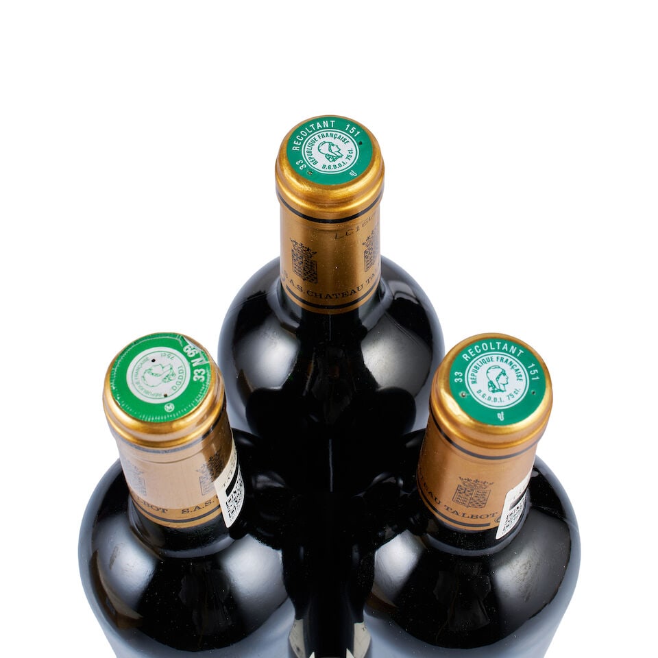 Mixed Lot of Château Talbot, 2012 & 2015 (9 x 750ml) - 2