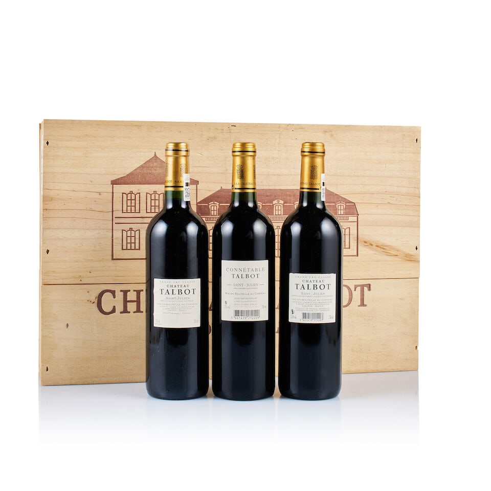 Mixed Lot of Château Talbot, 2012 & 2015 (9 x 750ml) - 3