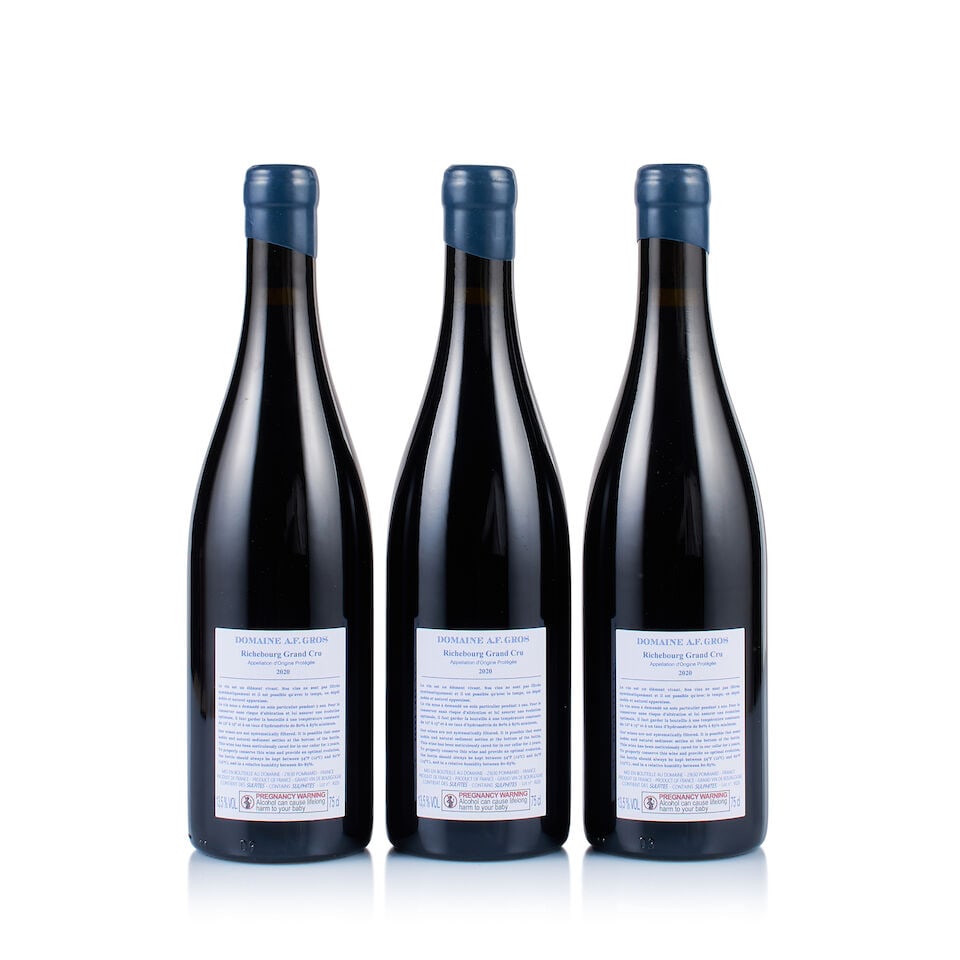 Domaine A.-F. Gros, Richebourg Grand Cru, 2020 (3 x 750ml) - 3