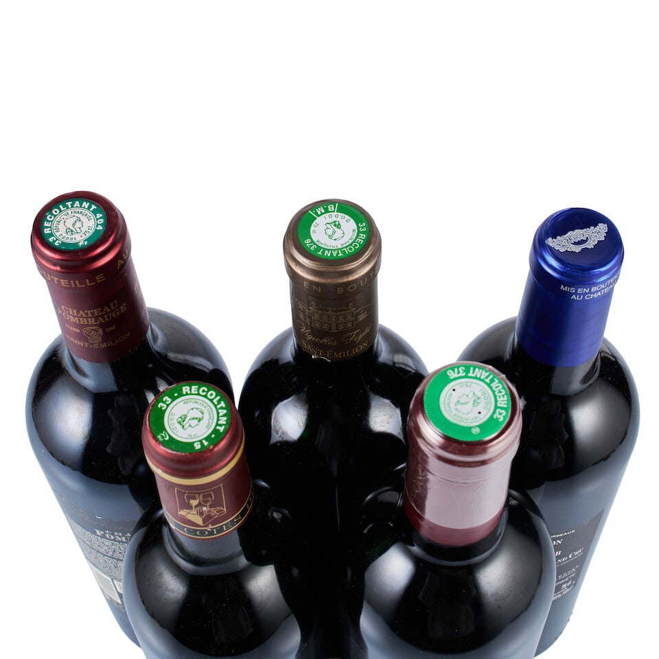 Mixed Lot of Right Bank, 1998, 2012, 2019 & 2020 (5 x 750ml) - 2