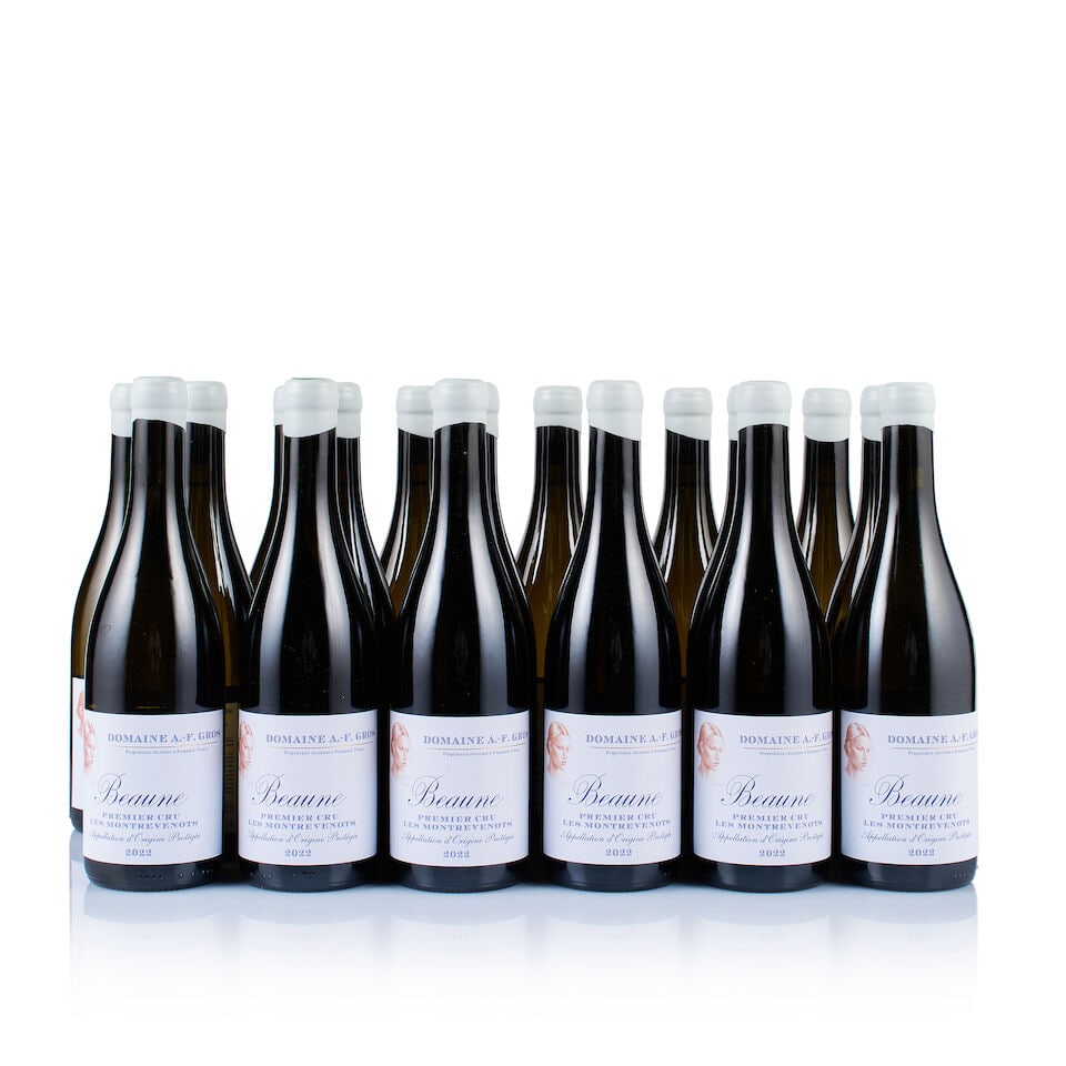 Domaine A.-F. Gros, Beaune 1er Cru, Les Montrevenots, White, 2022 (18 x 750ml): Domaine A.-F. Gros, Beaune 1er Cru, Les Montrevenots, White, 2022 (18 x 750ml) Region: Burgundy Fill Level: excellent Capsule: white wax - ok Cork: ok Label: excellent appearance Packaging: 3x origina