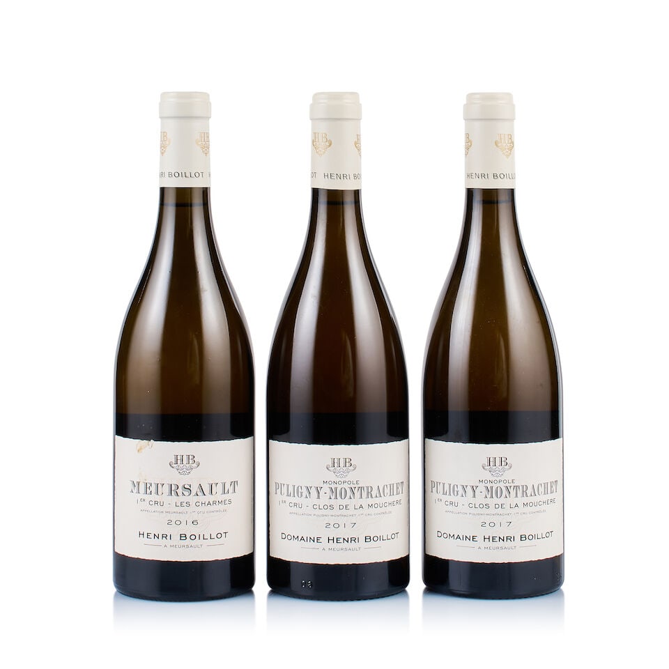 Mixed Lot of Domaine Henri Boillot, 1er Cru, White, 2016 & 2017 (3 x 750ml) (1 of 3)