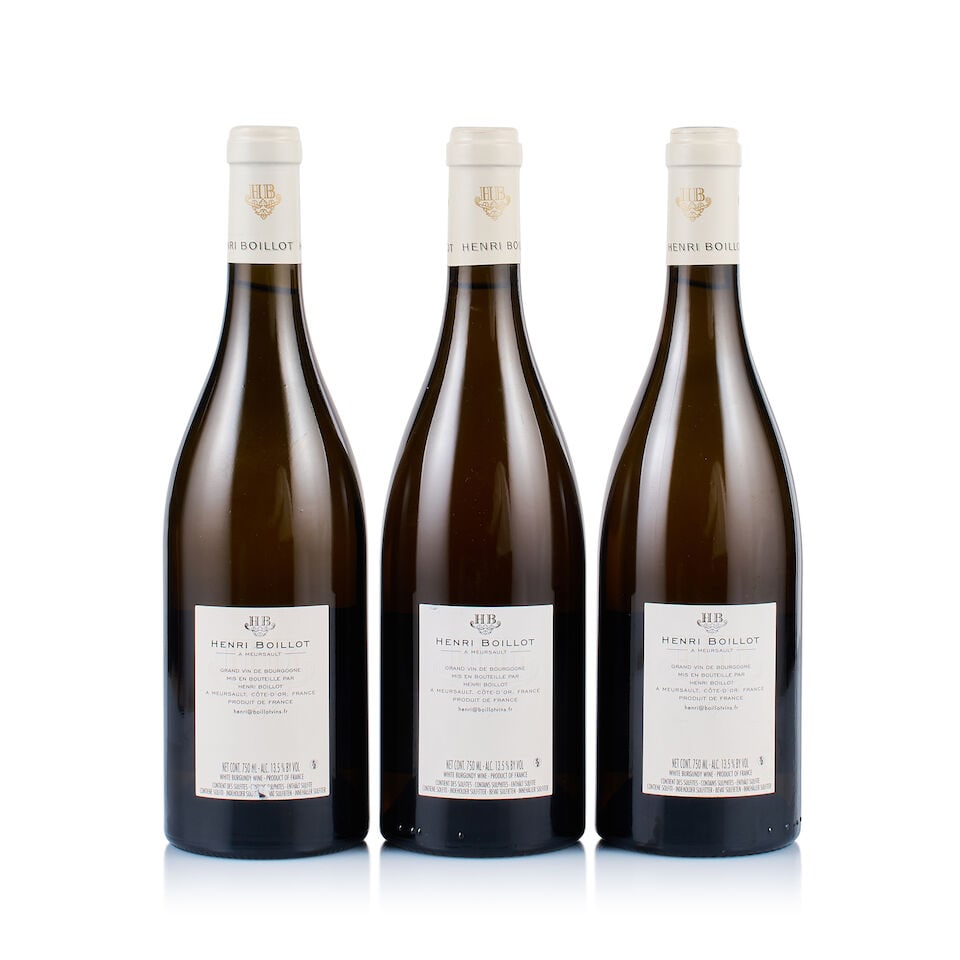 Mixed Lot of Domaine Henri Boillot, 1er Cru, White, 2016 & 2017 (3 x 750ml) - 3