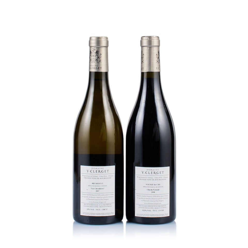 Mixed Lot of Domaine Y. Clerget, 2017 & 2018 (2 x 750ml) - 3