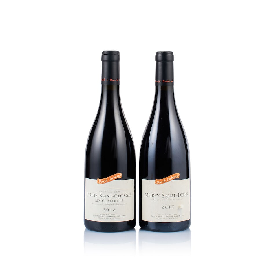 Mixed Lot of Côtes de Nuits, Red, 2016 & 2017 (4 x 750ml): Geantet-Pansiot, Gevrey-Chambertin Vieilles Vignes, 2016 (1 x 750ml) Region: Burgundy Fill Level: good Capsule: ok Cork: ok Label: slightly bin-soiled and creased on the left-hand side Packaging: neut