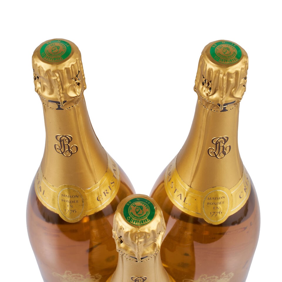 Champagne Louis Roederer, Cristal Brut, 2007 & 2008 (1 x 750ml & 2 x Magnum) - 2