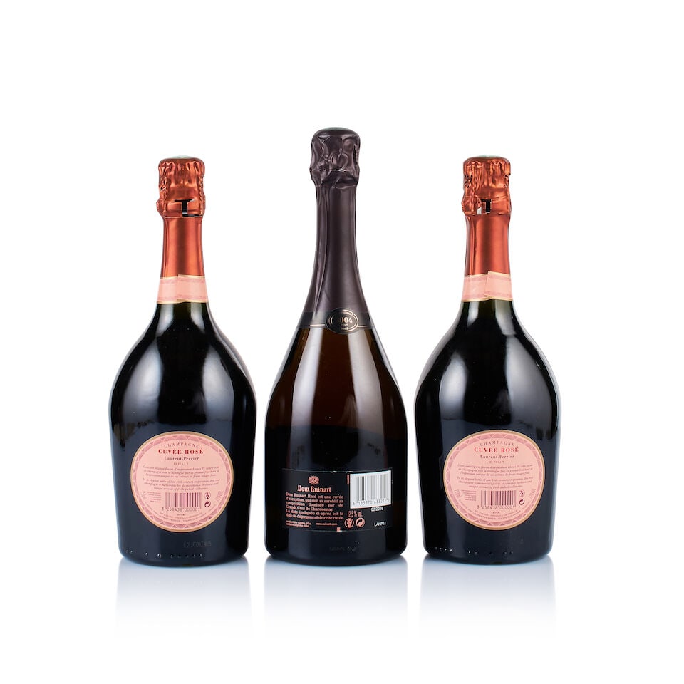 Mixed Lot of Champagne Rosé Brut (3 x 750ml) - 3