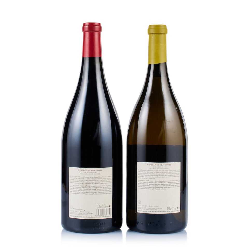 Château de Beaucastel, Châteauneuf-du-Pape, White & Red (2 x Magnum) - 3