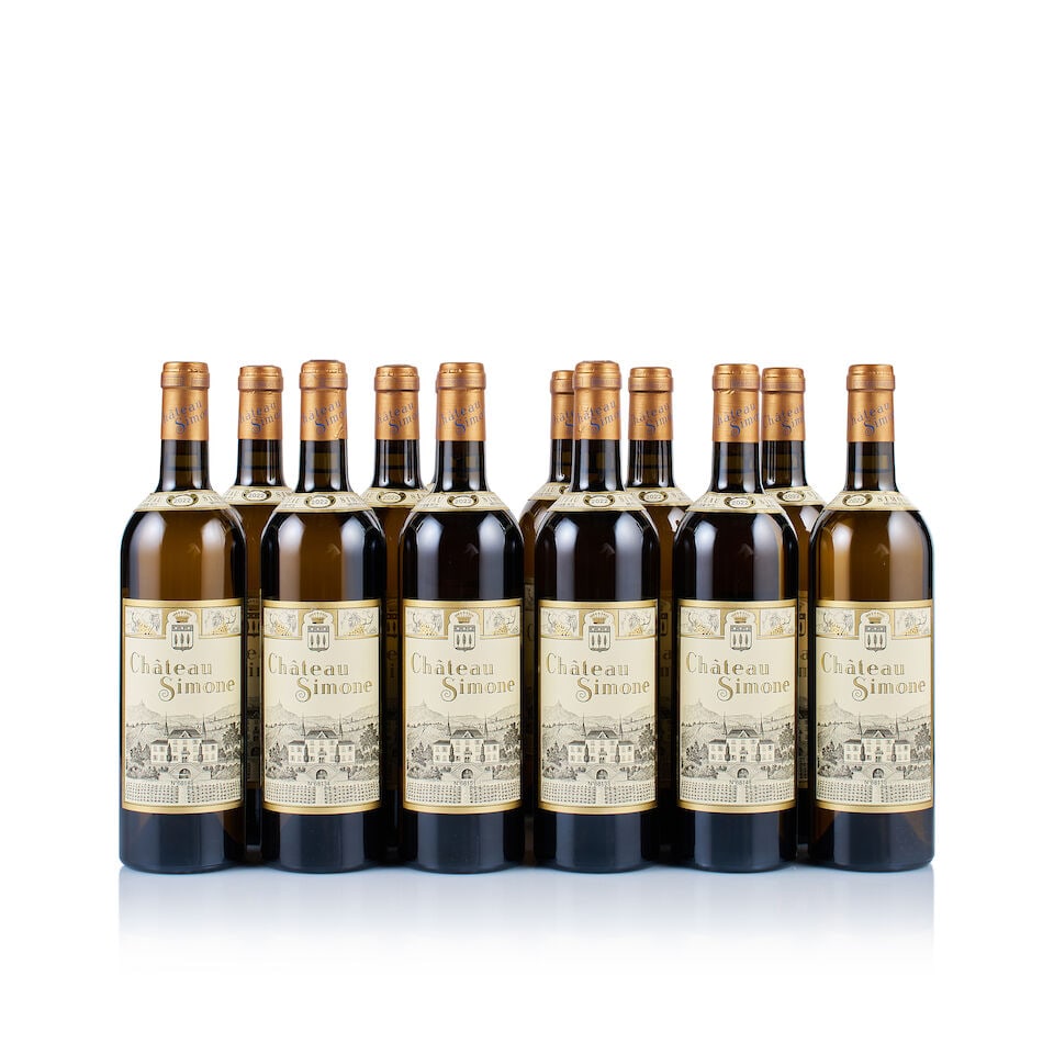 Château Simone, Palette White, 2022 (12 x 750ml): Château Simone, Palette White, 2022 (12 x 750ml) Region: Provence Fill Level: excellent Capsule: ok Cork: 1x slightly raised, 11x ok Label: excellent appearance Packaging: original