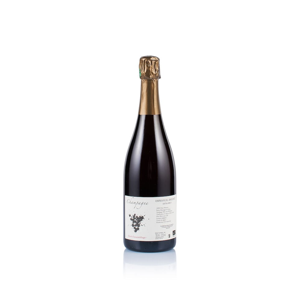 Champagne Emmanuel Brochet, Rosé d'Assemblage Extra-Brut (1 x 750ml) (1 of 2)
