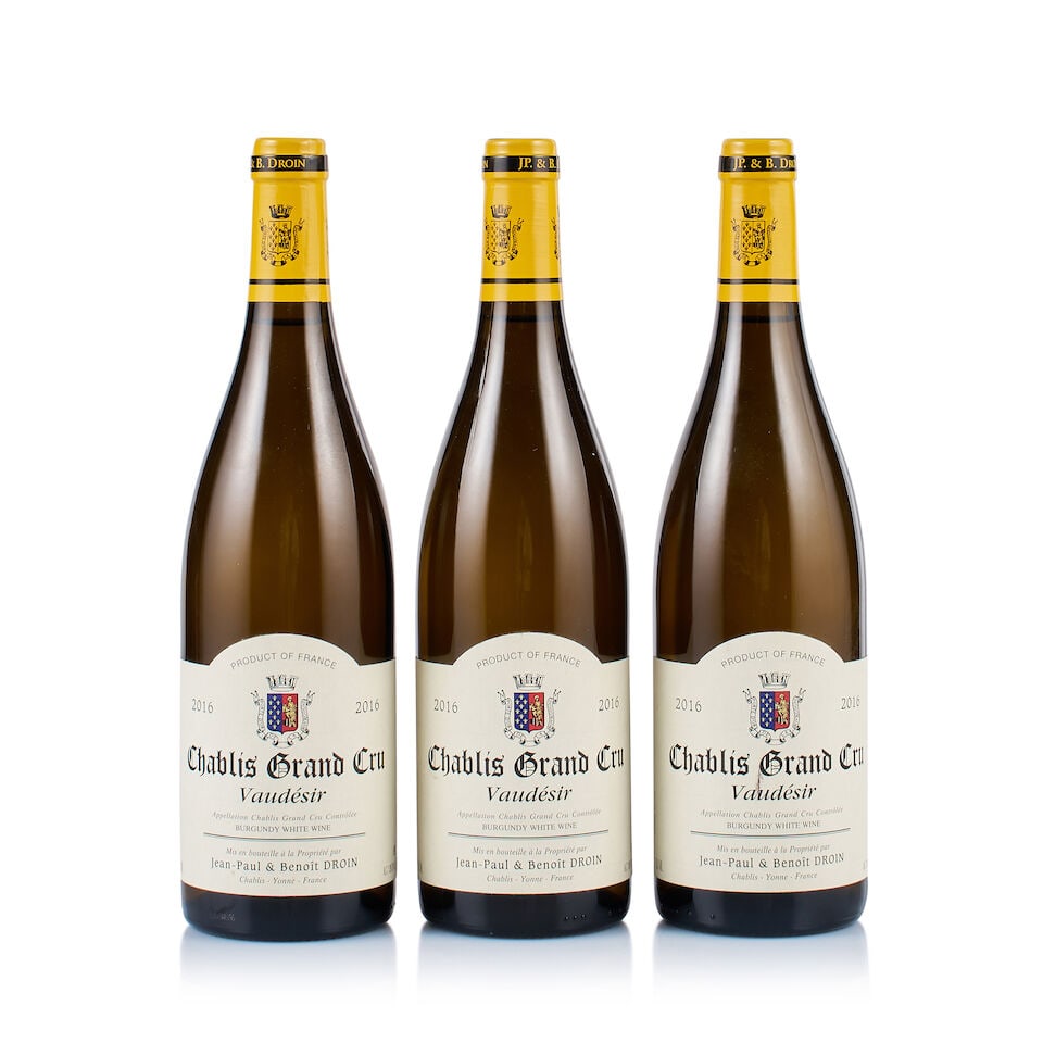 Jean-Paul & Benoit Droin, Chablis Grand Cru, Vaudésir, 2016 (3 x 750ml) (1 of 2)