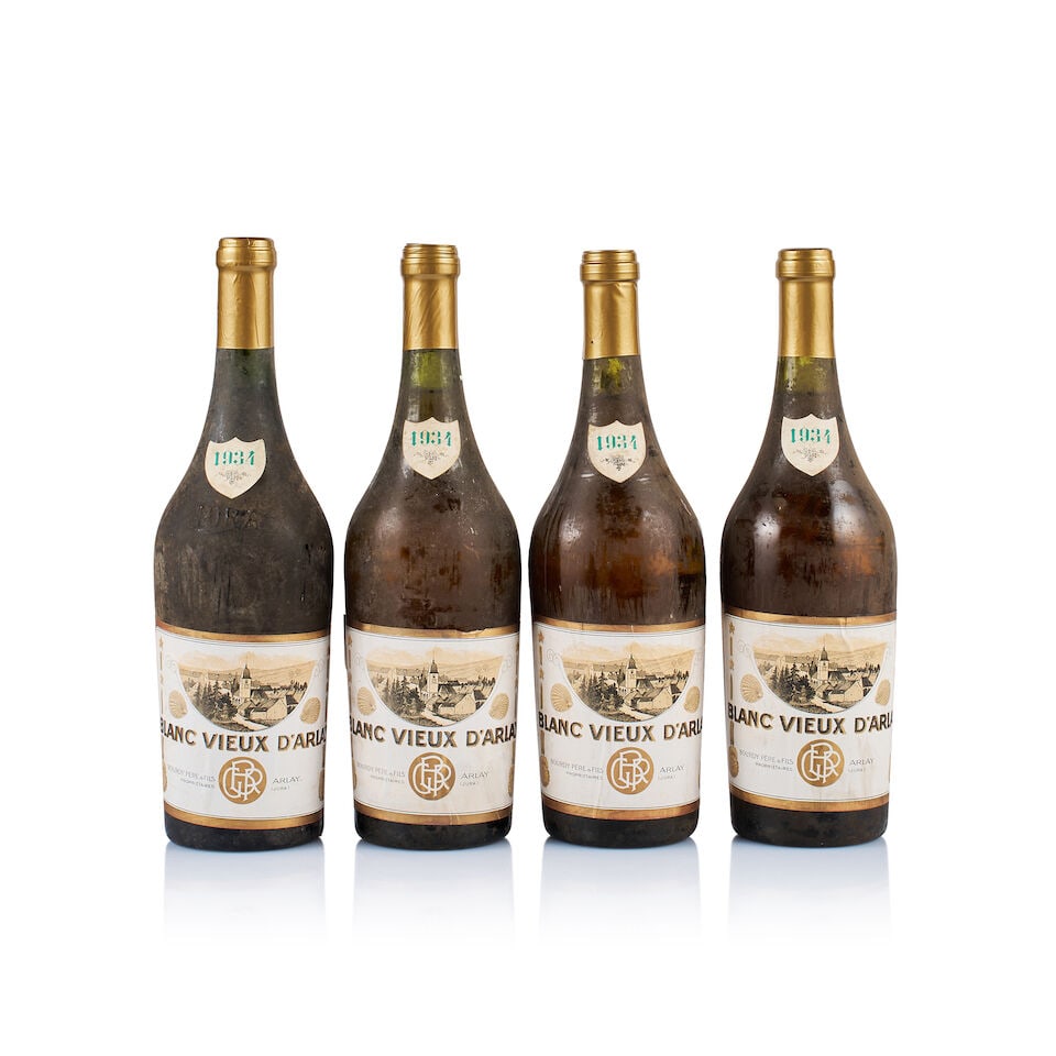Jean Bourdy, Blanc Vieux d'Arlay, 1934 (4 x 750ml) (1 of 2)