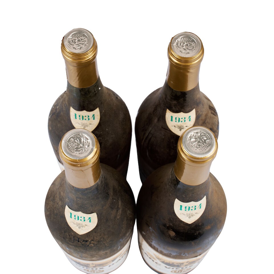 Jean Bourdy, Blanc Vieux d'Arlay, 1934 (4 x 750ml) - 2