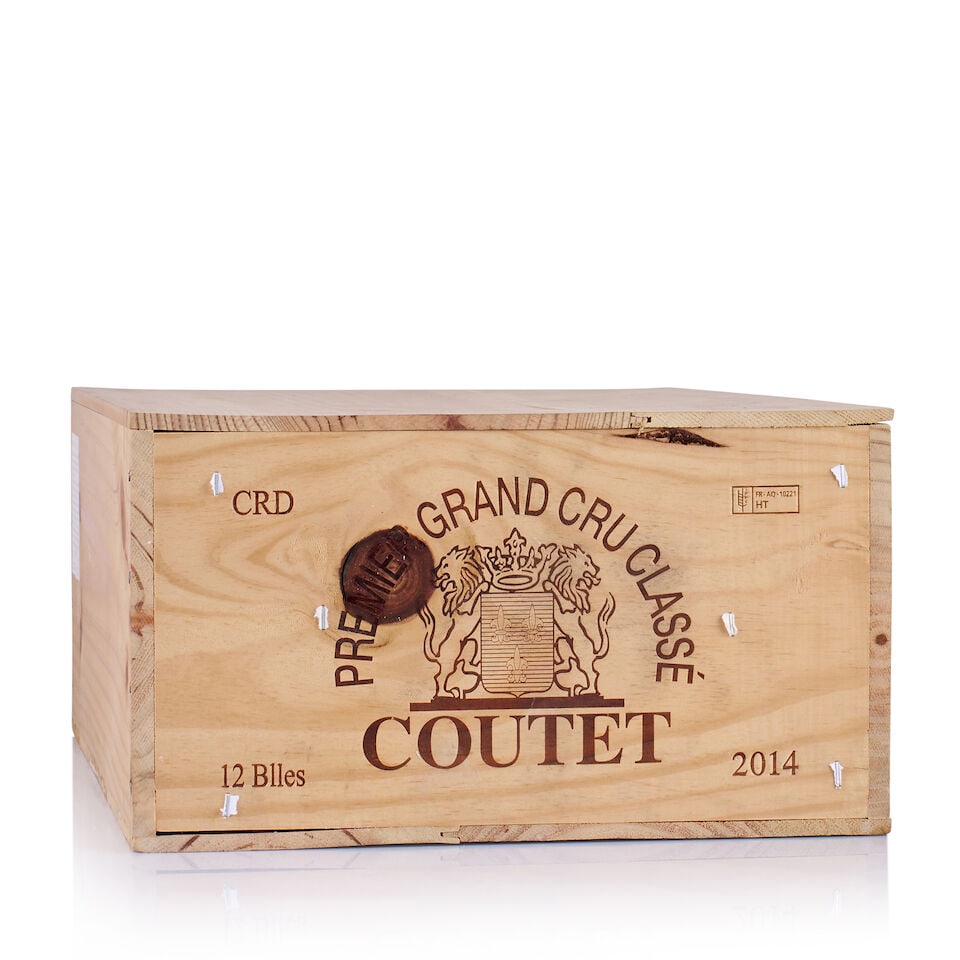 Château Coutet, Barsac, 2014 (12 x 750ml): Château Coutet, Barsac, 2014 (12 x 750ml) Region: Sauternes Packaging: original wooden case Miscellaneous: not open This lot is subject to the following lot symbols: † † The prevailin