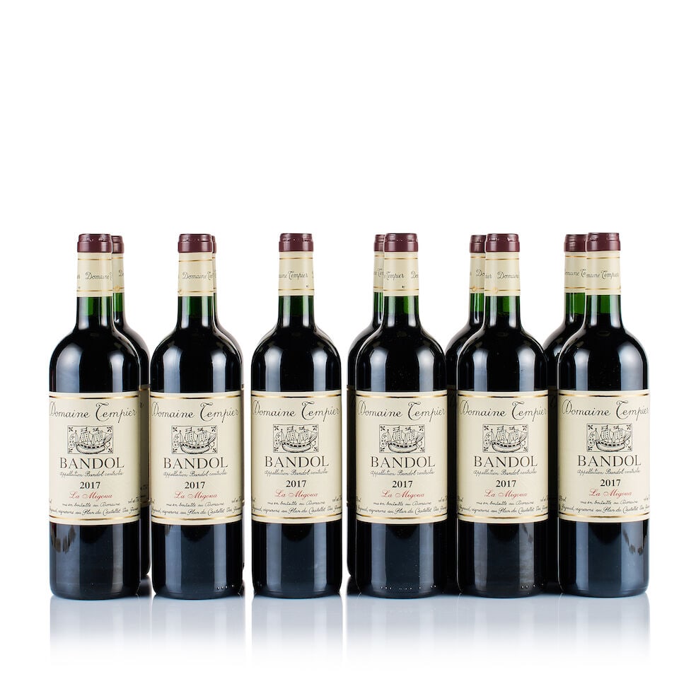 Domaine Tempier, Bandol, La Migoua, 2017 (12 x 750ml): Domaine Tempier, Bandol, La Migoua, 2017 (12 x 750ml) Region: Provence Fill Level: into neck Capsule: ok Cork: ok Label: excellent appearance Packaging: 2x original cartons This lot is subject to the