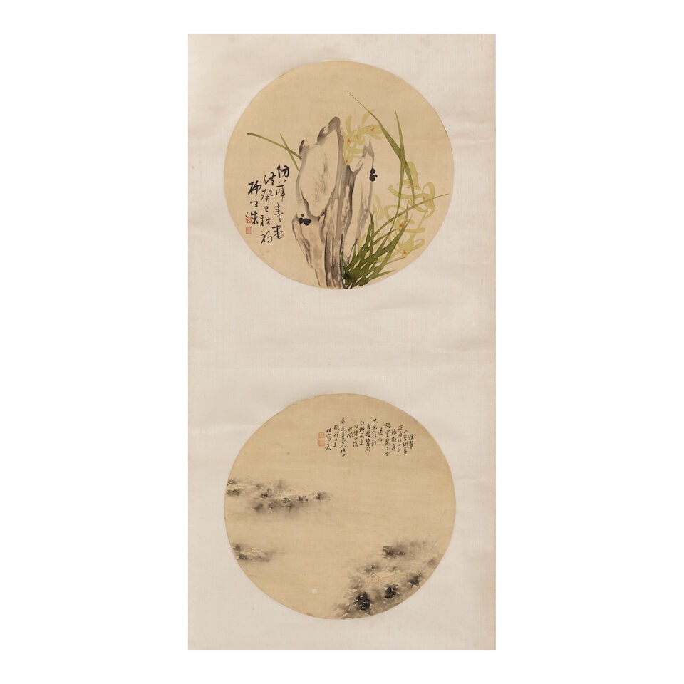 VARIOUS LATE-QING ARTISTS Landscapes, Flowers, Birds and Bamboo (4) - 4