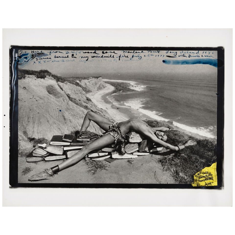 Peter Beard (1938-2020); 'To Herb [Ritts] from Driftwood Cove, Montauk Point, Long Island, with ... - 2