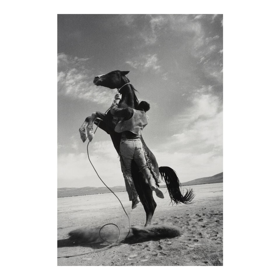 Ernst Haas (1921-1986); USA (Leaping Horse on the set of 'The Misfits') (from the portfolio 'Ten... (1 of 2)