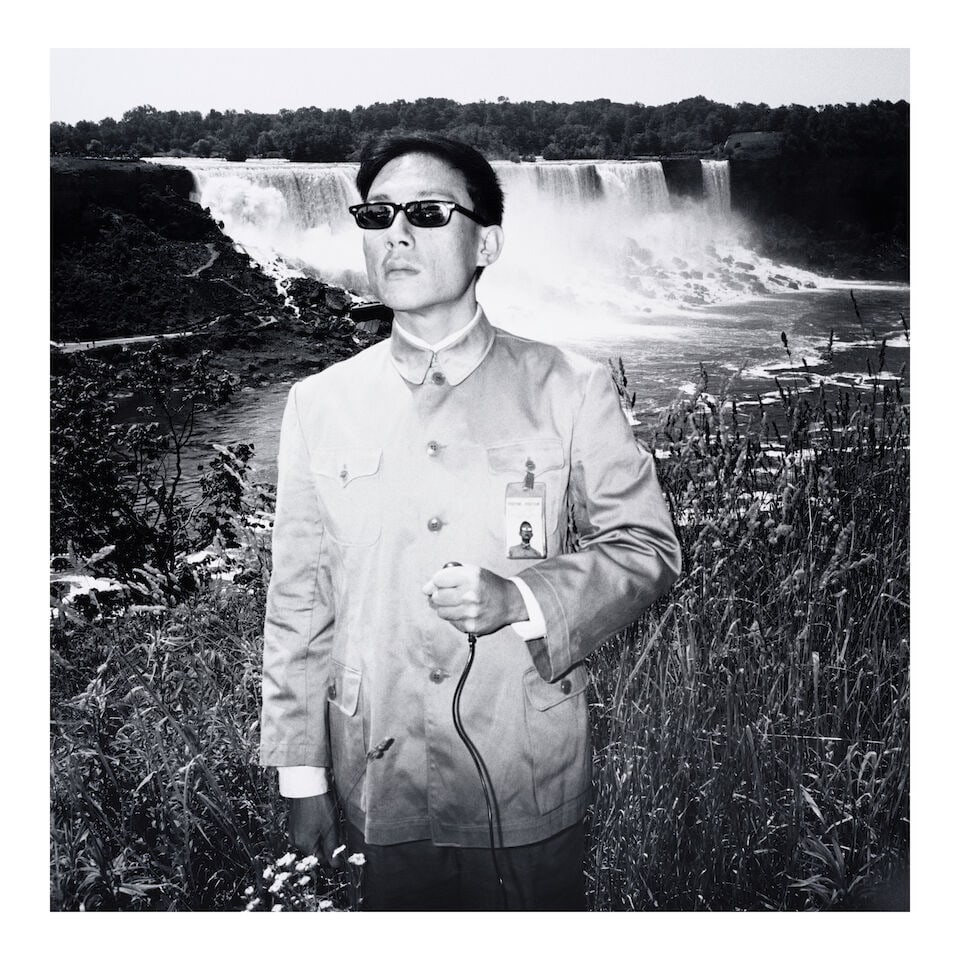 Tseng Kwong Chi (1950-1990); Niagara Falls, New York;: Tseng Kwong Chi (1950-1990) Niagara Falls, New York, 1984 Gelatin silver print, printed posthumously in 1997; flush-mounted, the photographer's estate stamp, signed, titled, dated, inscribed, and