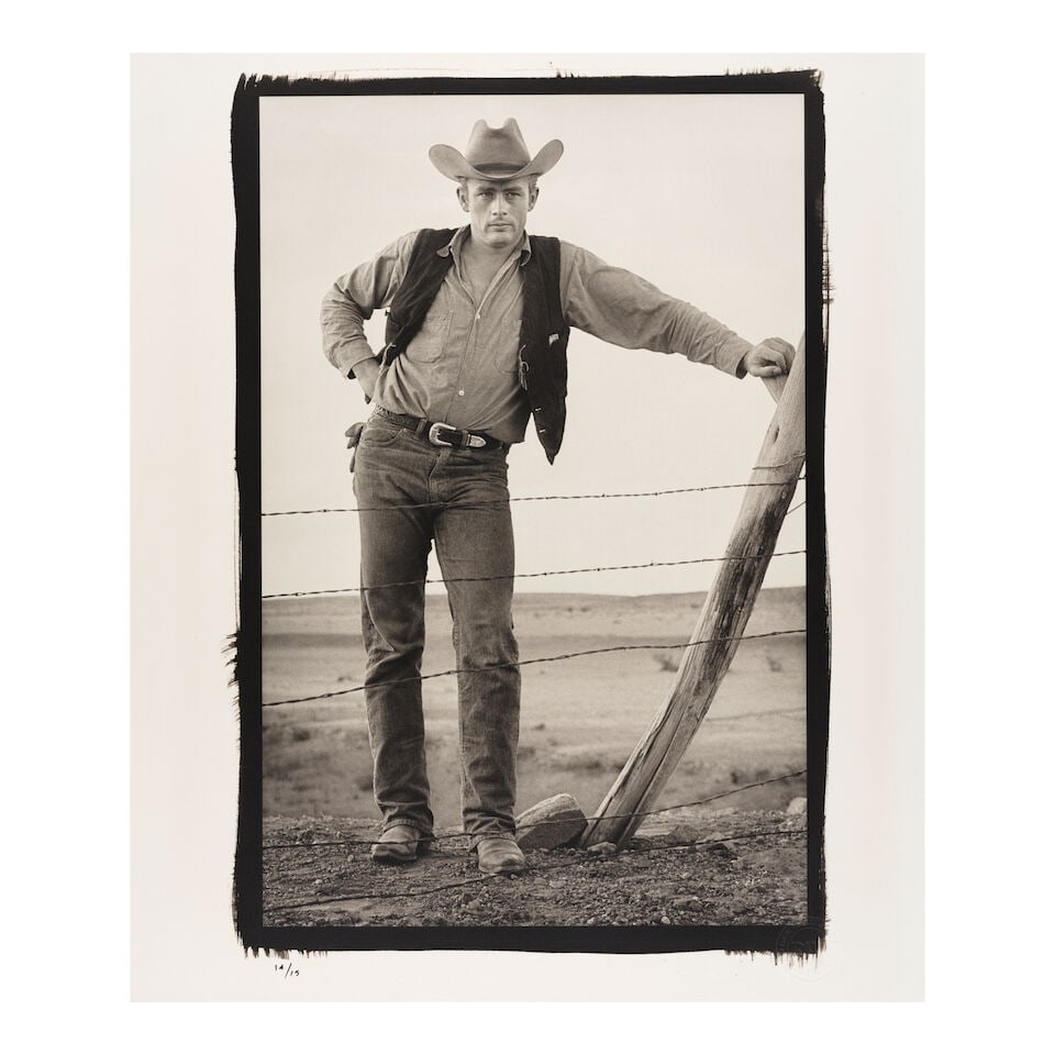Frank Worth (1923-2000); Cowboy James Dean ('Giant' Film Set); - 2