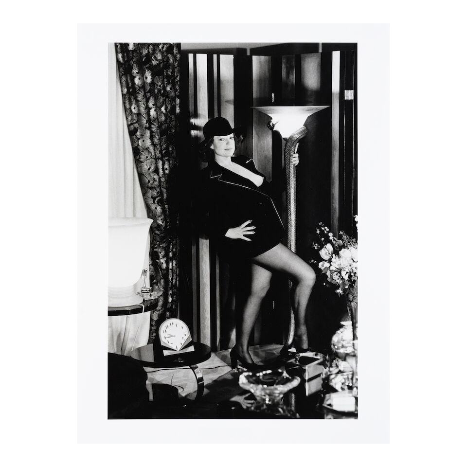 Helmut Newton (1920-2004); Regine at Home (from 'Private Property'); - 2