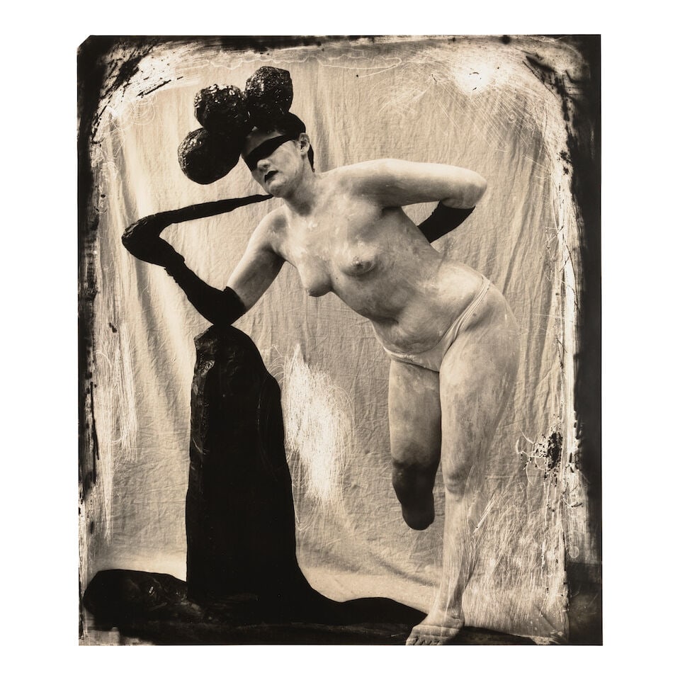 Joel-Peter Witkin (born 1939); 'La Serpentine, Marseilles';: Joel-Peter Witkin (born 1939) 'La Serpentine, Marseilles', 1992 Gelatin silver print; signed, titled, dated, and editioned '2/12' in pencil on the reverse, a Pace/MacGill Gallery label on the reverse;