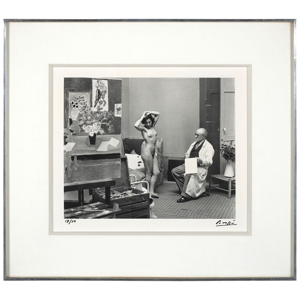 Brassaï (1899-1984); ''Henri Matisse et son modéle'' (Villa d'Alesia, Paris); - 2