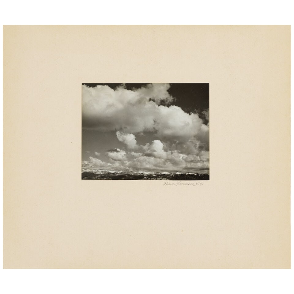 Alma Lavenson (1897-1989); Untitled (Yosemite Cloud Study); - 2