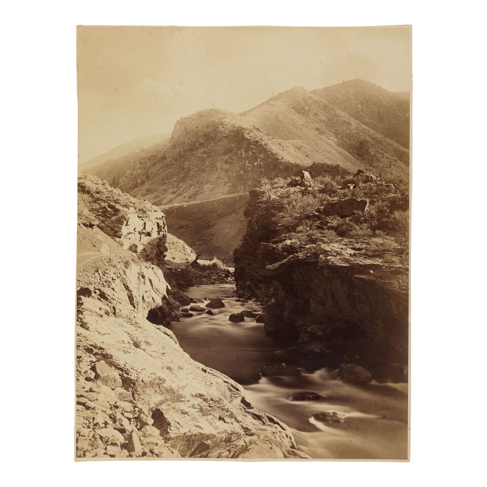 Carleton E. Watkins (1829-1916); Devil's Gate and the Weber River, Weber Canyon, Utah; - 2
