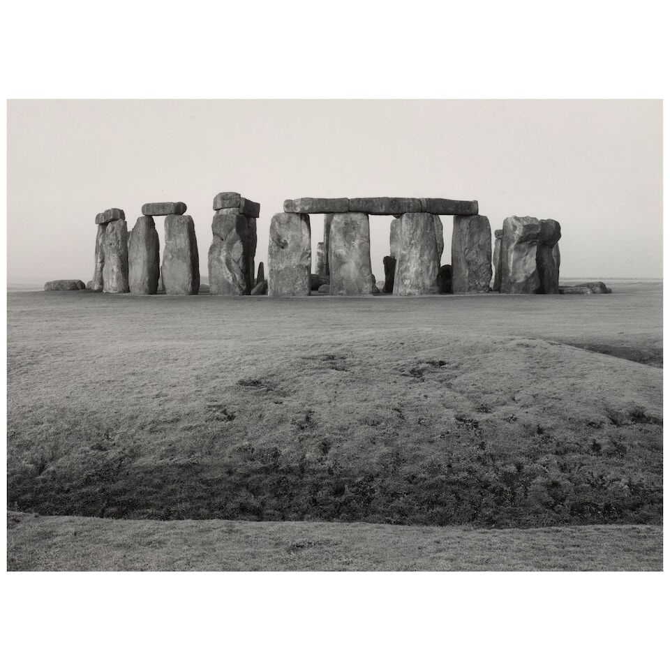 Paul Caponigro (1932-2024); Stonehenge, Wiltshire (from the portfolio 'Stonehenge');: Paul Caponigro (1932-2024) Stonehenge, Wiltshire (from the portfolio 'Stonehenge'), 1967 Gelatin silver print, printed 1978; mounted, signed and editioned '13/60' in pencil on the mount, with plate nu