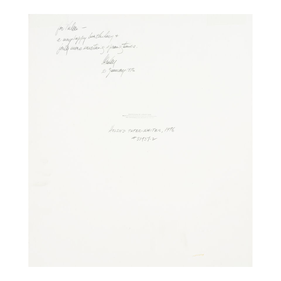 Morley Baer (1916-1995); 'Helen's Paper-Whites'; - 3
