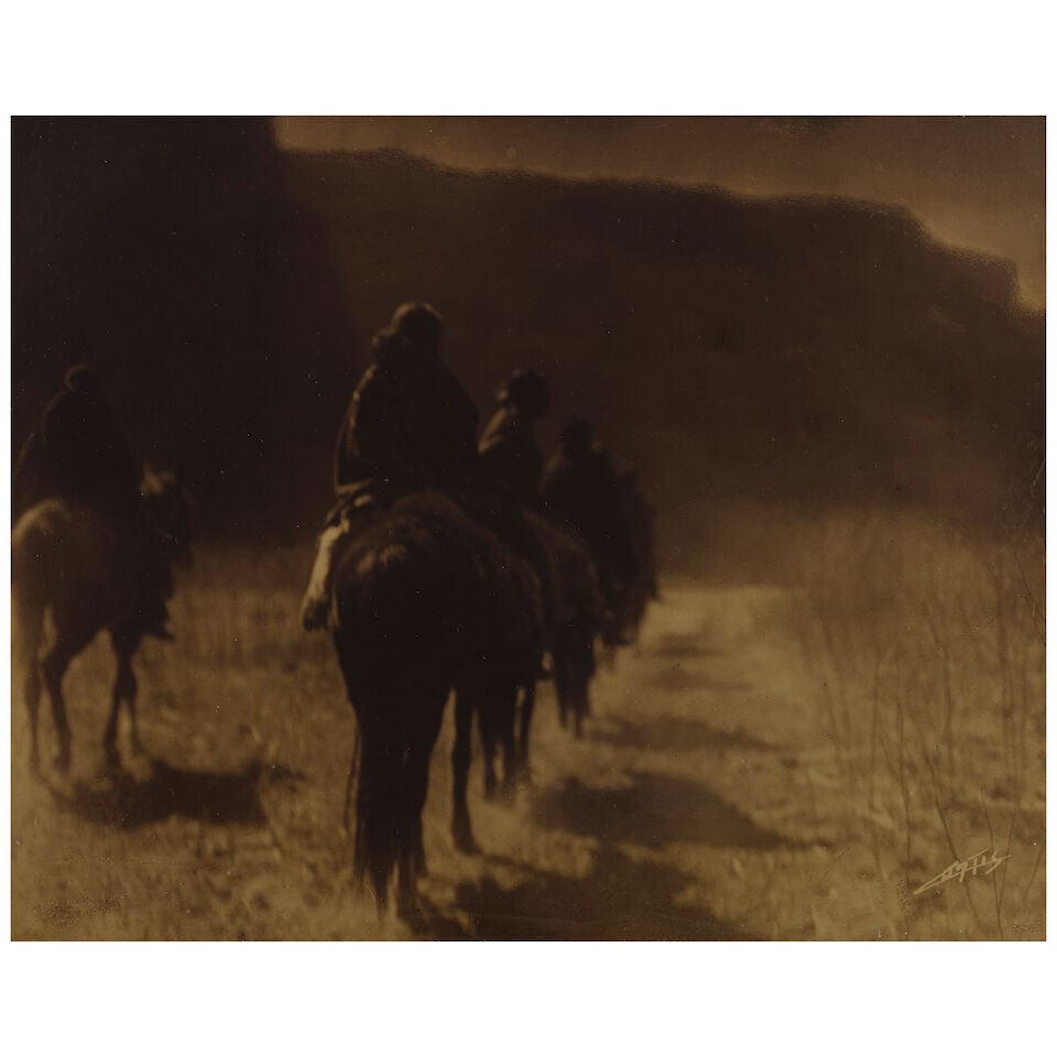Edward S. Curtis (1868-1952); The Vanishing Race, Navajo; - 2