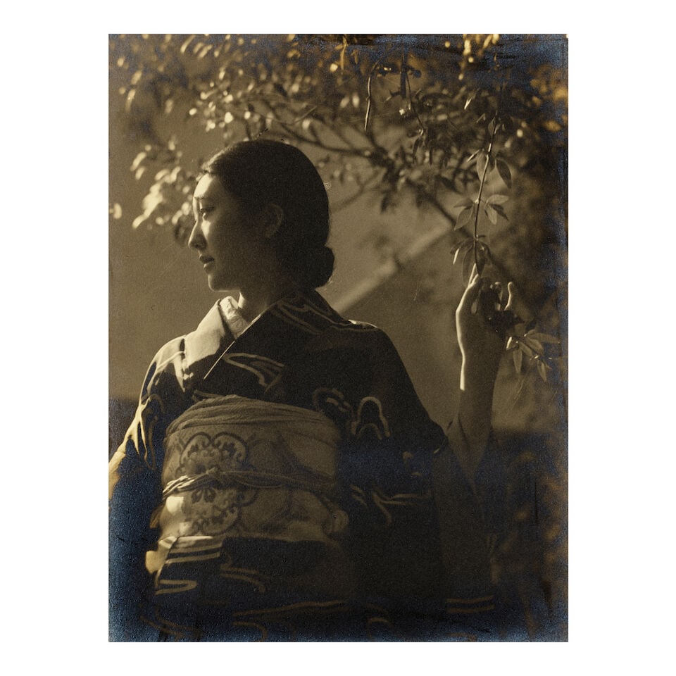 Sherril Schell (1877-1964); Untitled (Woman);: Sherril Schell (1877-1964) Untitled (Woman), c. 1910 Gelatin silver print; mounted, signed in pencil on the mount. 9 x 6 7/8 in. (22.9 x 17.5 cm.) mount 13 3/4 x 11 1/2 in. (34.9 x 29.2 cm.) For furth