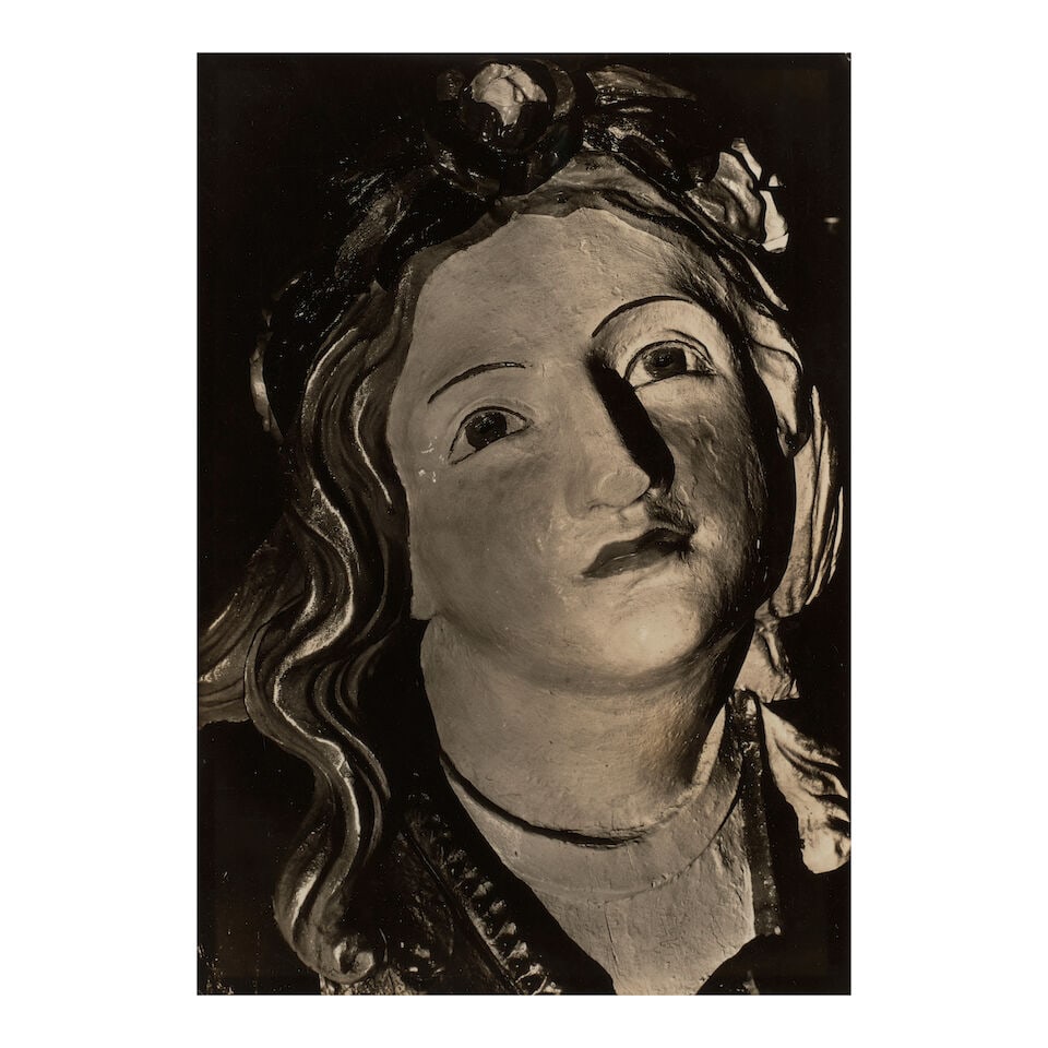 Walker Evans (1903-1975); Ship's Prow Figurehead Detail (possibly New Bedford, Massachusetts); (1 of 2)