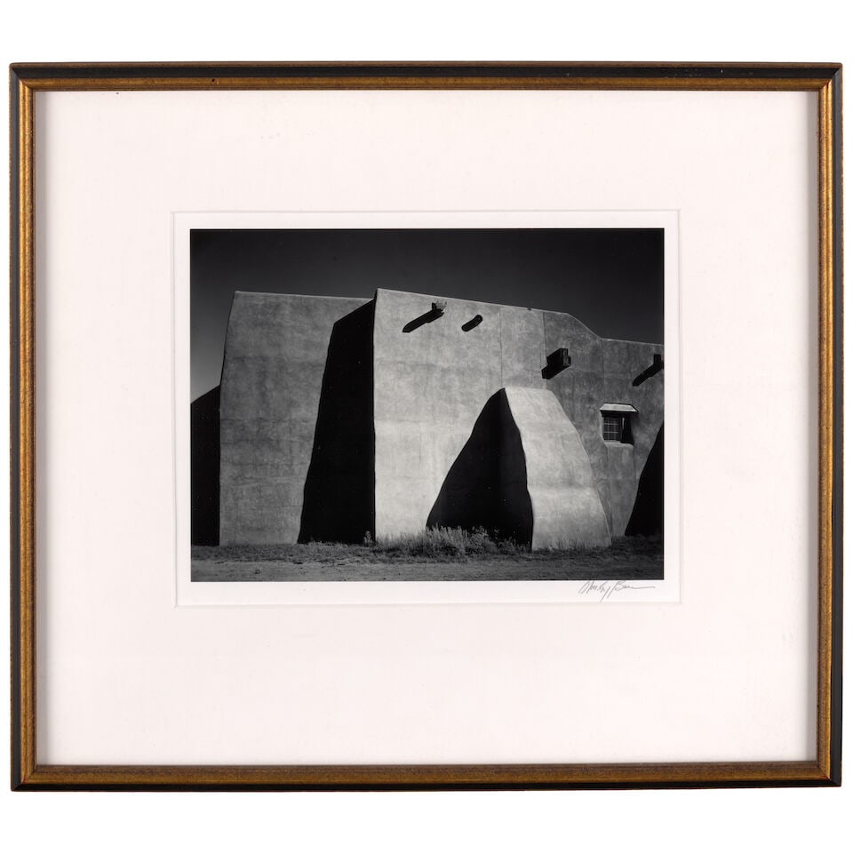 Morley Baer (1916-1995); 'Mission Wall, San Ildefonso, New Mexico'; - 2