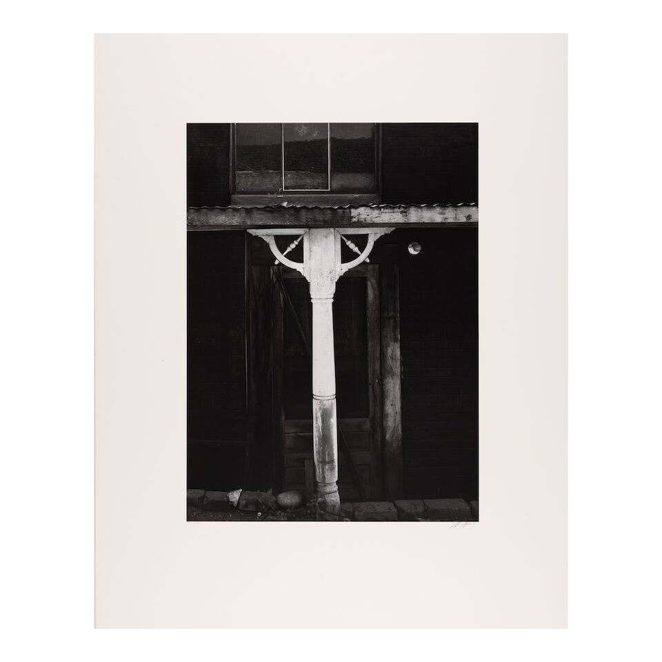 Ansel Adams (1902-1984); White Post and Spandrel, Columbia, California (from 'Portfolio VI'); - 2