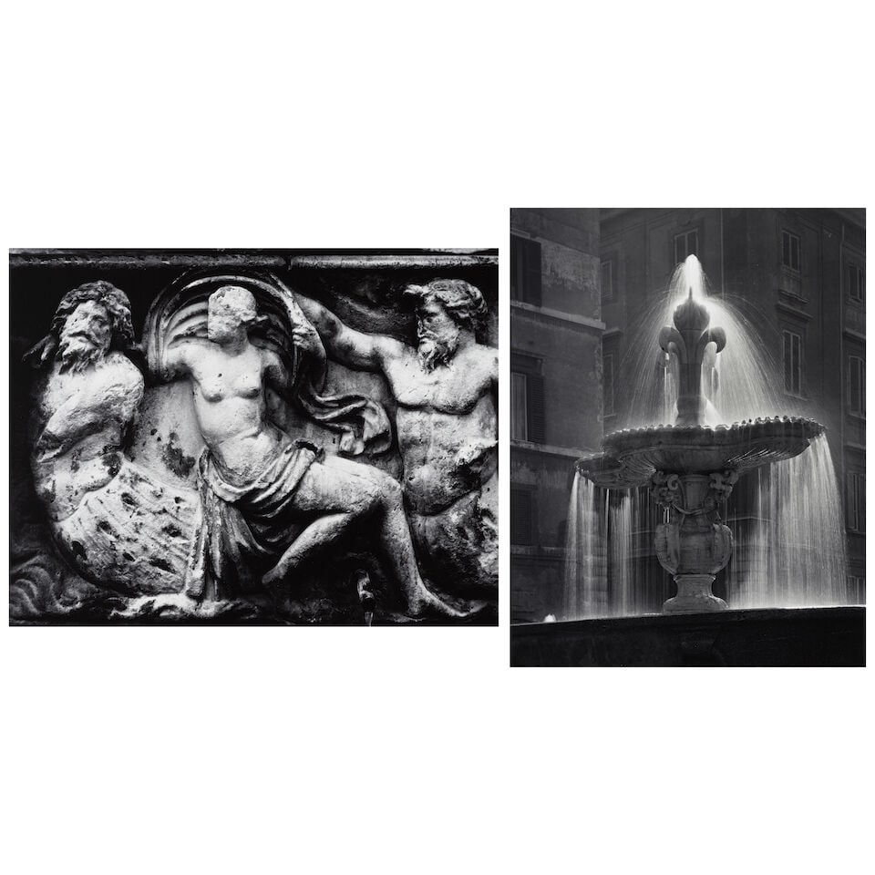 Morley Baer (1916-1995); Selected Images of Roman Fountains (comprising 'SPQR Fontana, Piazza de... (1 of 7)