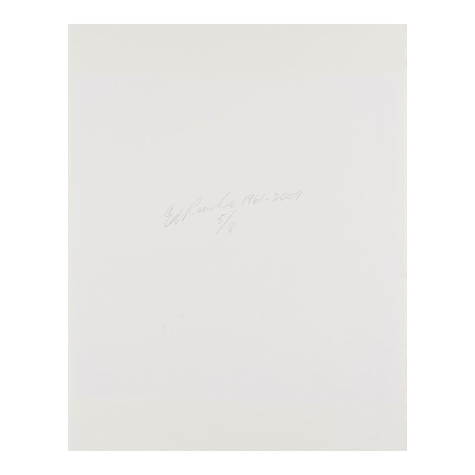 Ed Ruscha (born 1937); Venice, Italy from the Air; - 3