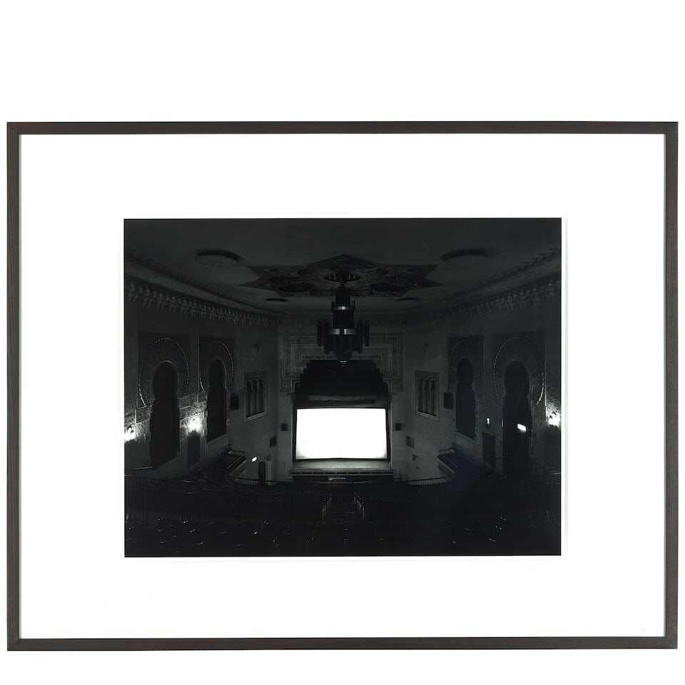 Hiroshi Sugimoto (born 1948); 'Prospect Park Theatre, Brooklyn, N.Y.' (The Sanders Theater); - 4