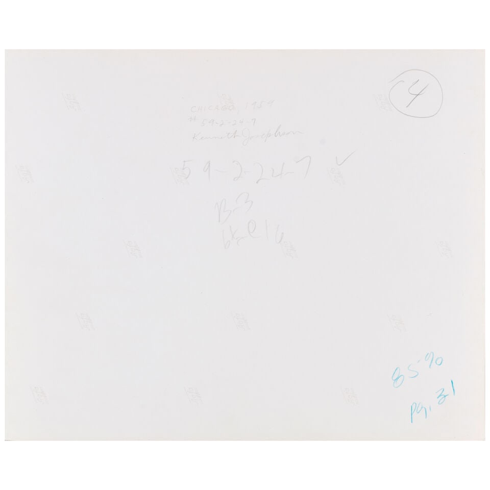 Kenneth Josephson (born 1932); 'Chicago' (25th Place and Canal Street); - 3