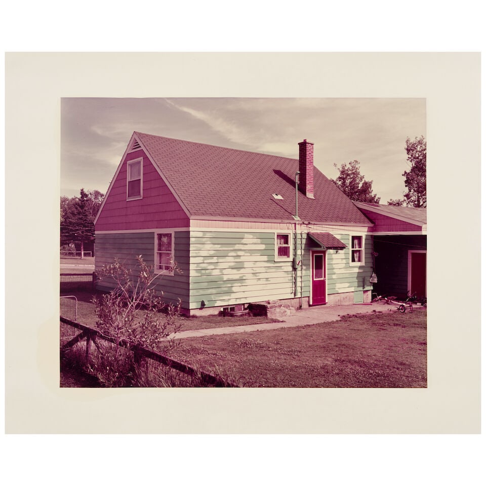 Stephen Shore (Born 1947); 'MacDonald Ave., Terrace Bay, Ontario, 8/14/74'; - 2
