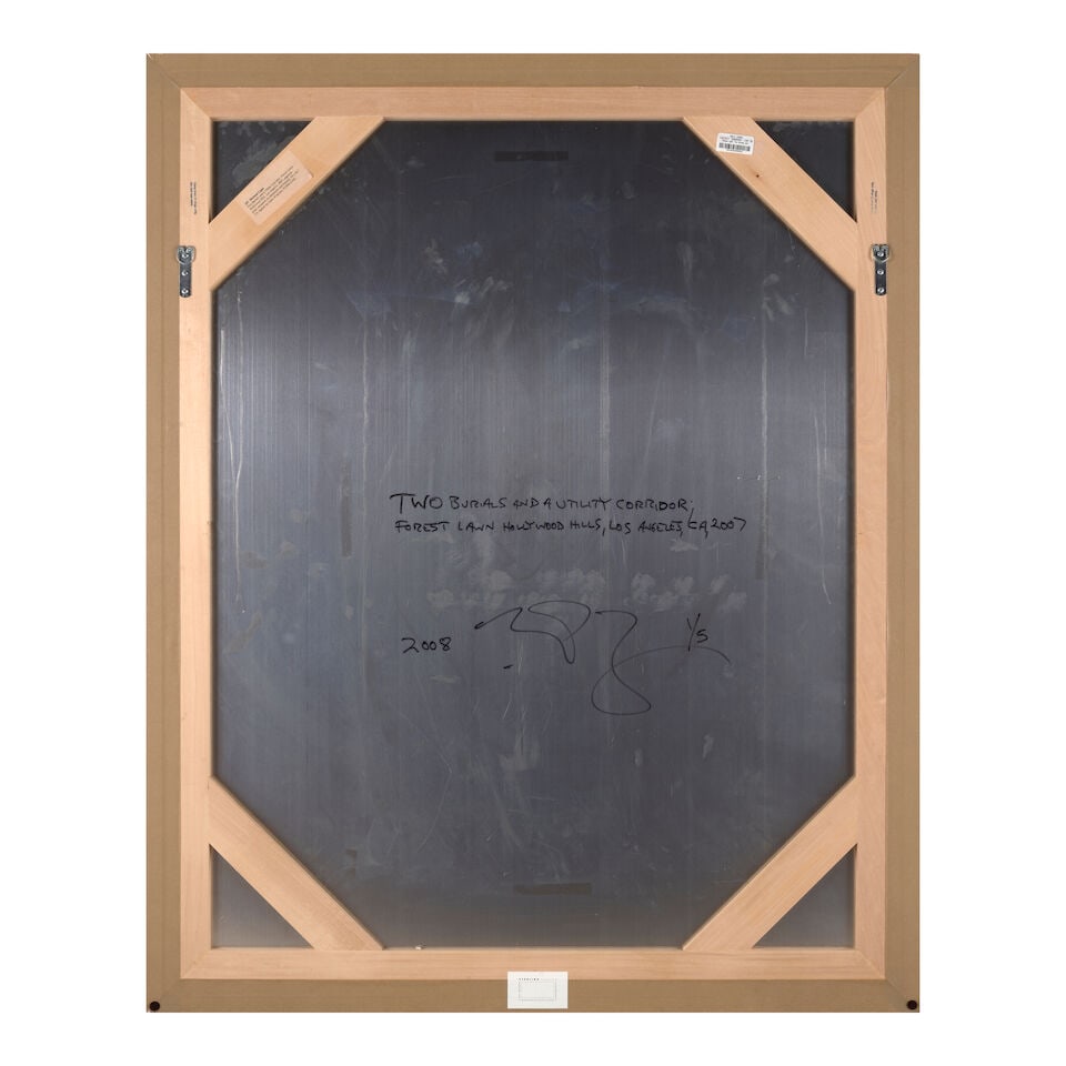 Michael Light (born 1963); 'Two Burials and a Utility Corridor, Forest Lawn Hollywood Hills, Los... - 3