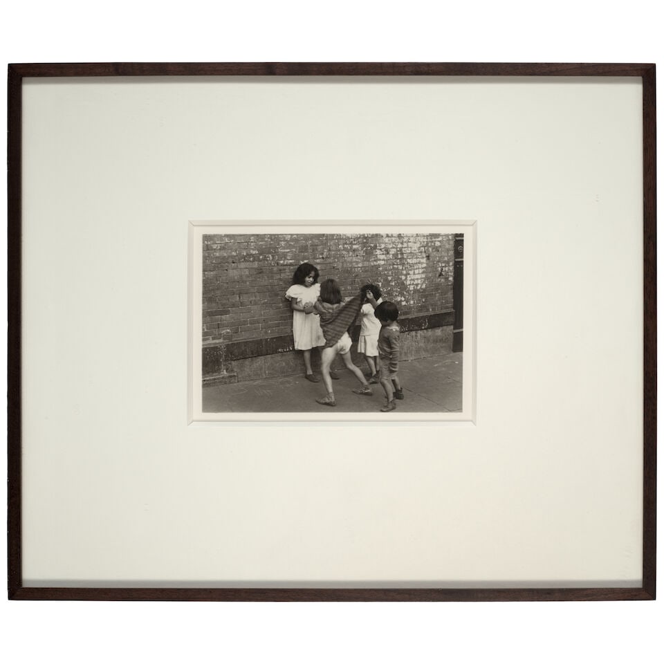 Helen Levitt (1913-2009); New York (Boy Lifting Skirt); - 3