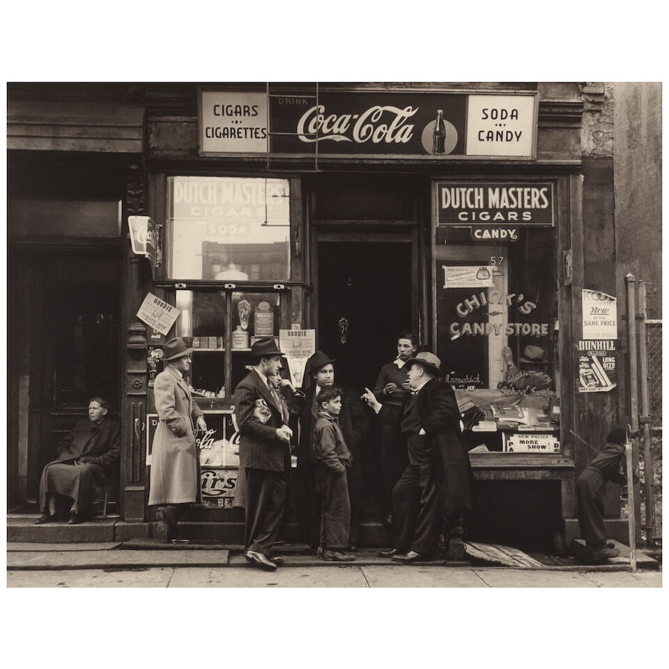 Walter Rosenblum (1919-2000); ''Chick's Candy Store', Pitt Street, N.Y.'; (1 of 3)