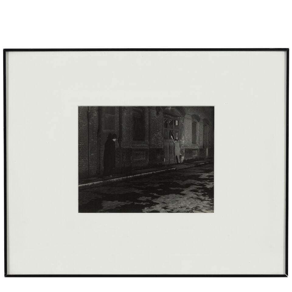 Bill Brandt (1904-1983); London Night Street Scene (Bobby and Burglar); - 2